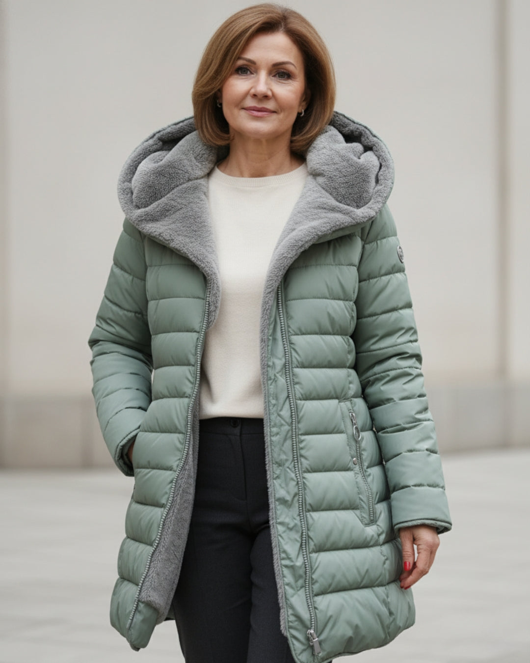 Maison | Fleece Lined Puffer Coat