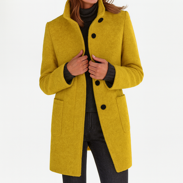 Maison | Ladies Coat with High Collar