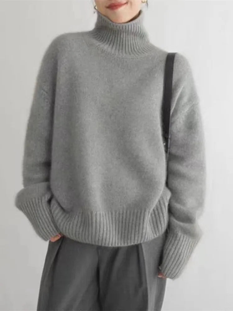 Isa | High cashmere collar