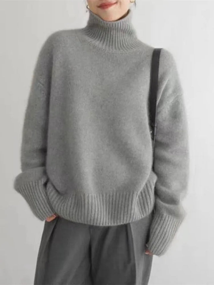 Isa | High cashmere collar