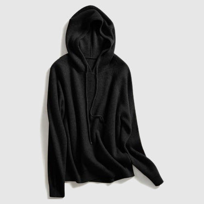 Knitted Cashmere Hooded Women’s Winter Sweater