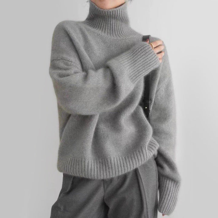 Soft Knit Turtleneck Sweater for Women